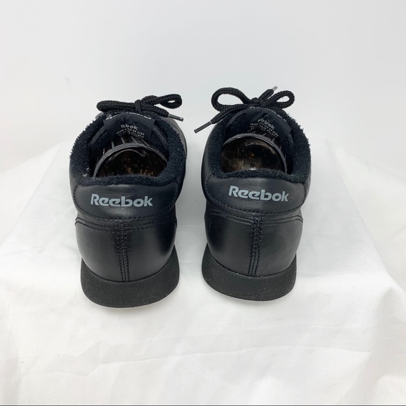 Vtg Reebok Classic Shoes Womens Sz 6.5 Black - Picture 4 of 7